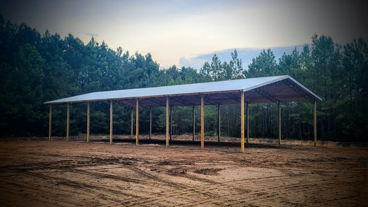 40x84 Open Pole Barn Kit